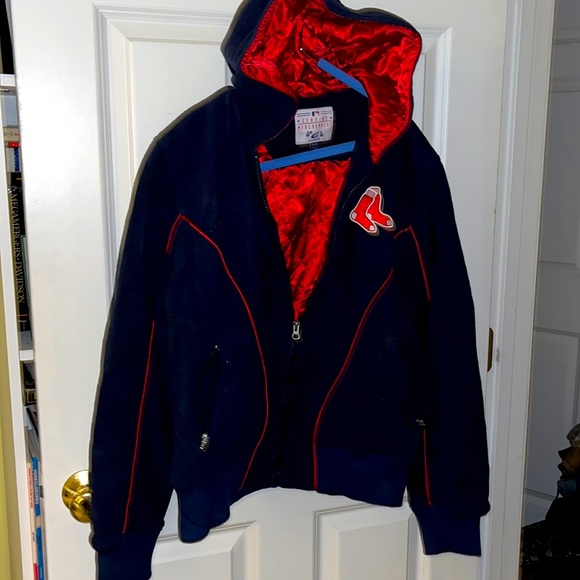 Vintage! Men’s Boston Red Sox Logo Gull Zip Quilted Lining Jacket. Size XL - Picture 1 of 11
